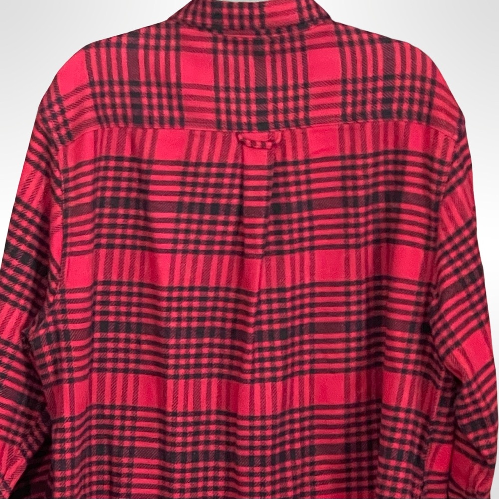 Woolrich Flannel Shirt Shacket Red Buffalo Plaid Men’s XL - Picture 4 of 8